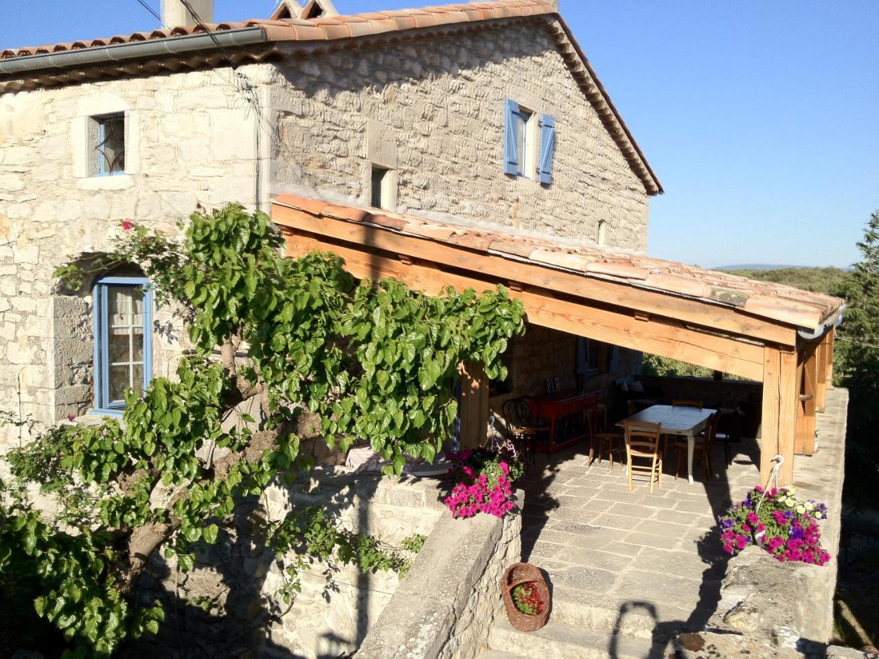 Bed and Breakfast L'Apogee Labeaume Exteriér fotografie